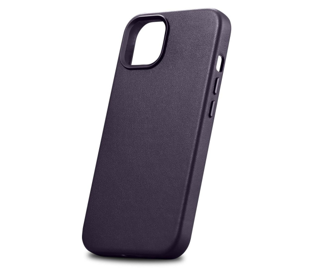 iCarer Leather Case do iPhone 14 Plus (MagSafe) fioletowy - 1201181 - zdjęcie 3